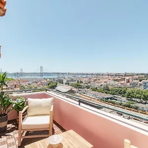  Apartamento Casa Boma - Unique With Private Balcony And Panoramic Bridge View - Alcantara Iv Portugal